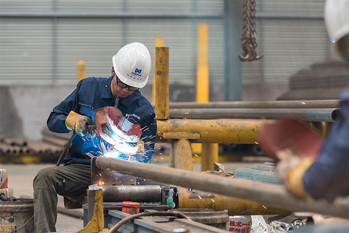 云浮网架焊接车间